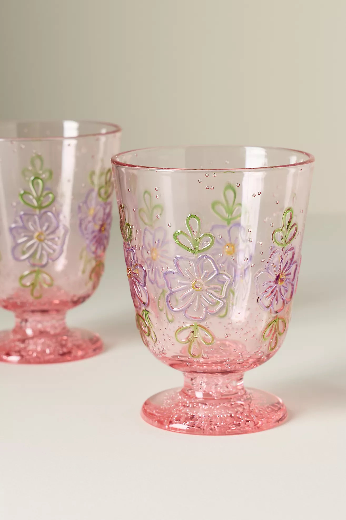 Marta Acrylic Goblets, Set of 2 | Anthropologie (US)