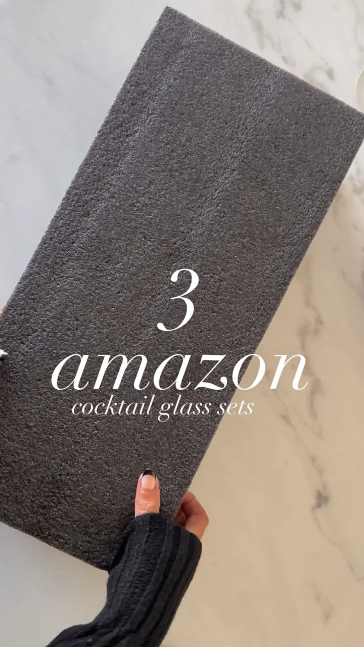 3 Amazon cocktail glass sets ✨ these would be perfect for hosting or gifting this holiday season 

#LTKstyletip #LTKfindsunder100