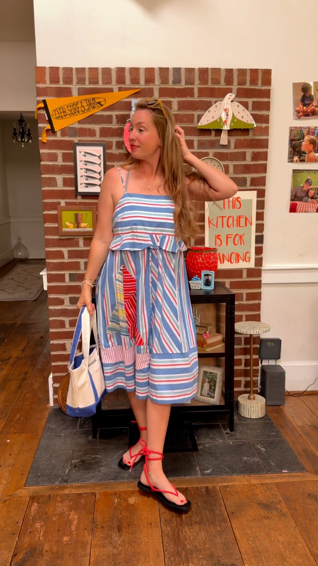 @Anthropologie summer dress 
Veronica beard rope sandals dupe

#LTKootd #LTKSeasonal #LTKSaleAlert