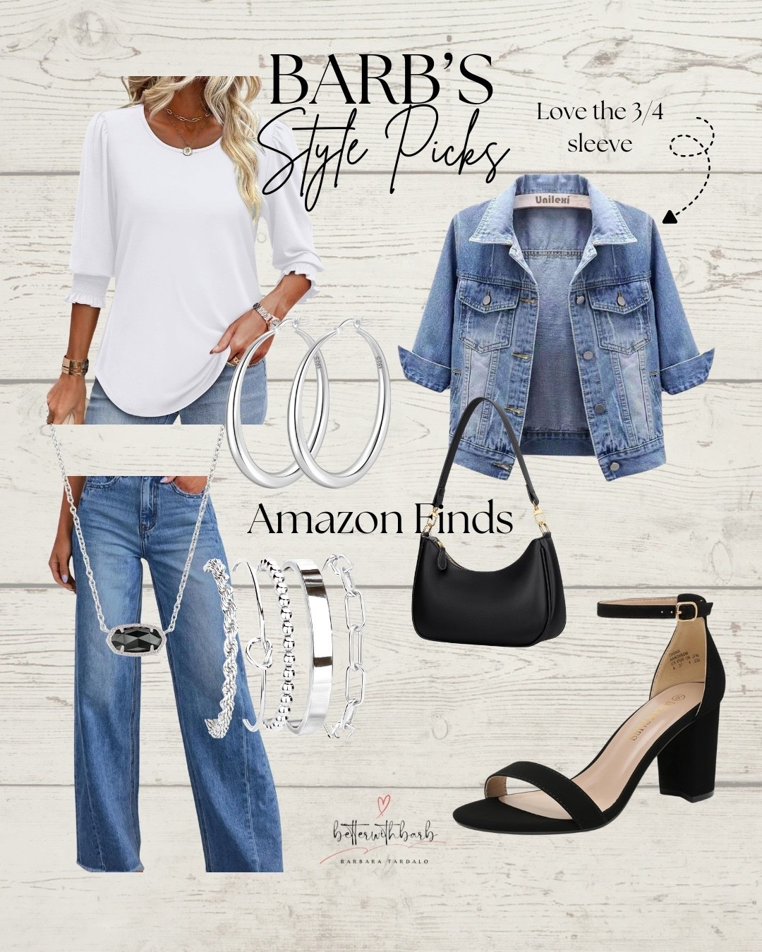 Barb’s Style Picks 🤍
An easy everyday outfit styled with my favorite accessories.

Follow me for daily finds you can shop right here on LTK.

I earn commissions from qualifying purchases as an Amazon and LTK creator.

#LTKootd #LTKOver40 #LTKPetite