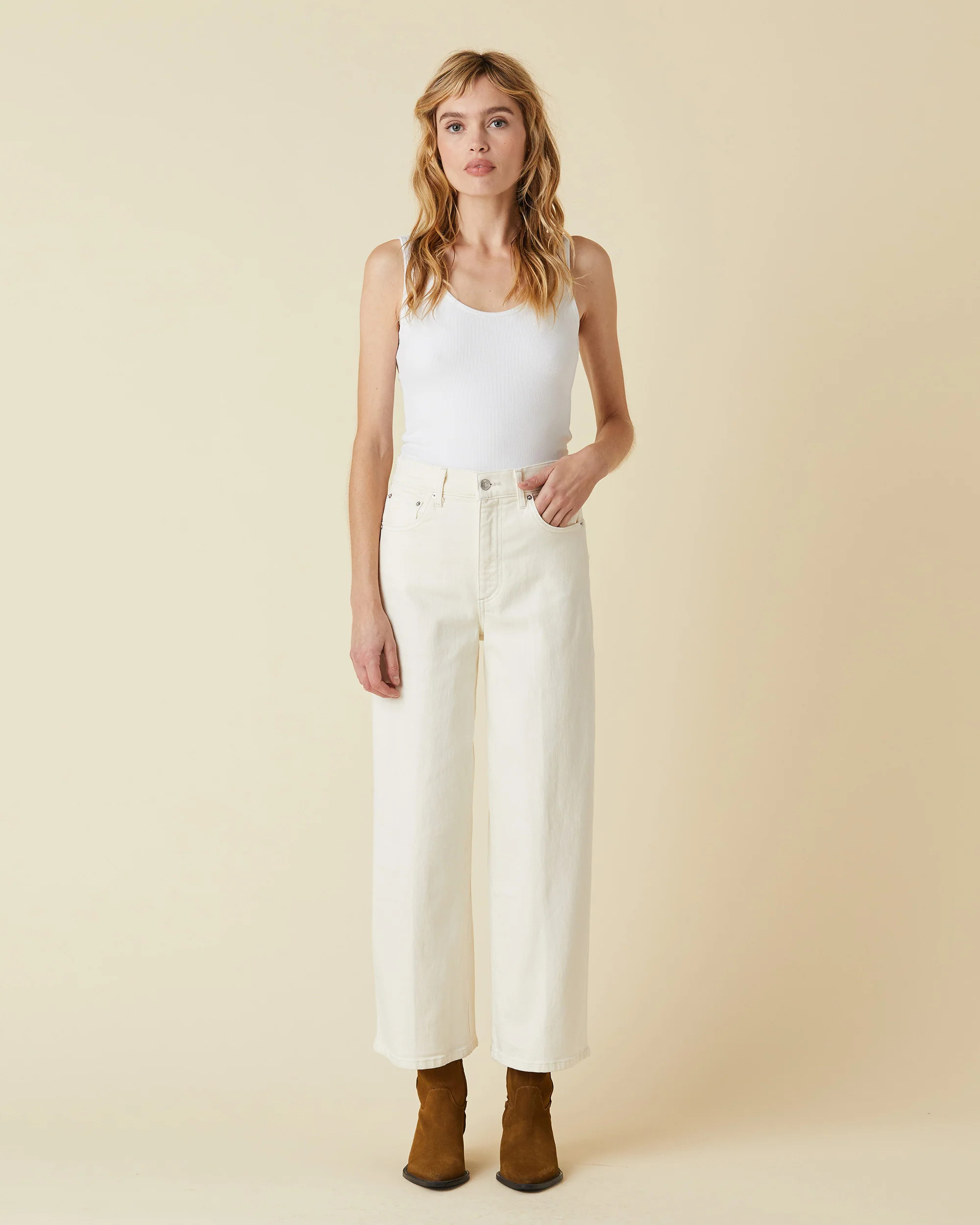 Juliette Wide-Leg Ankle | LE JEAN