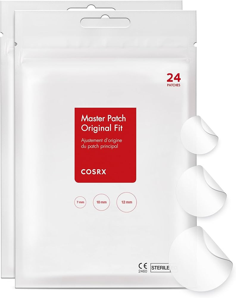 COSRX Acne Pimple Patch Absorbing Hydrocolloid Original 3 Size Patches for Blemishes and Zits Cov... | Amazon (US)