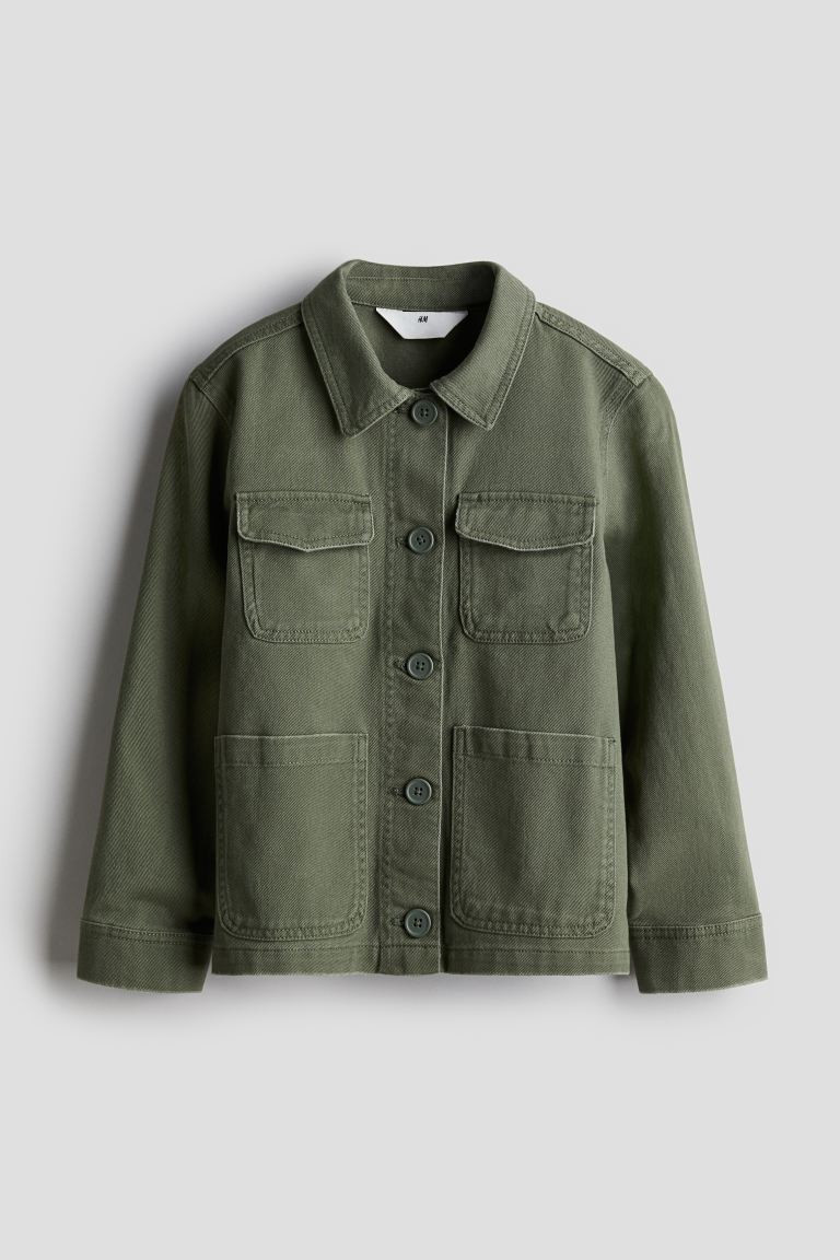 Twill shacket | H&M (UK, MY, IN, SG, PH, TW, HK)