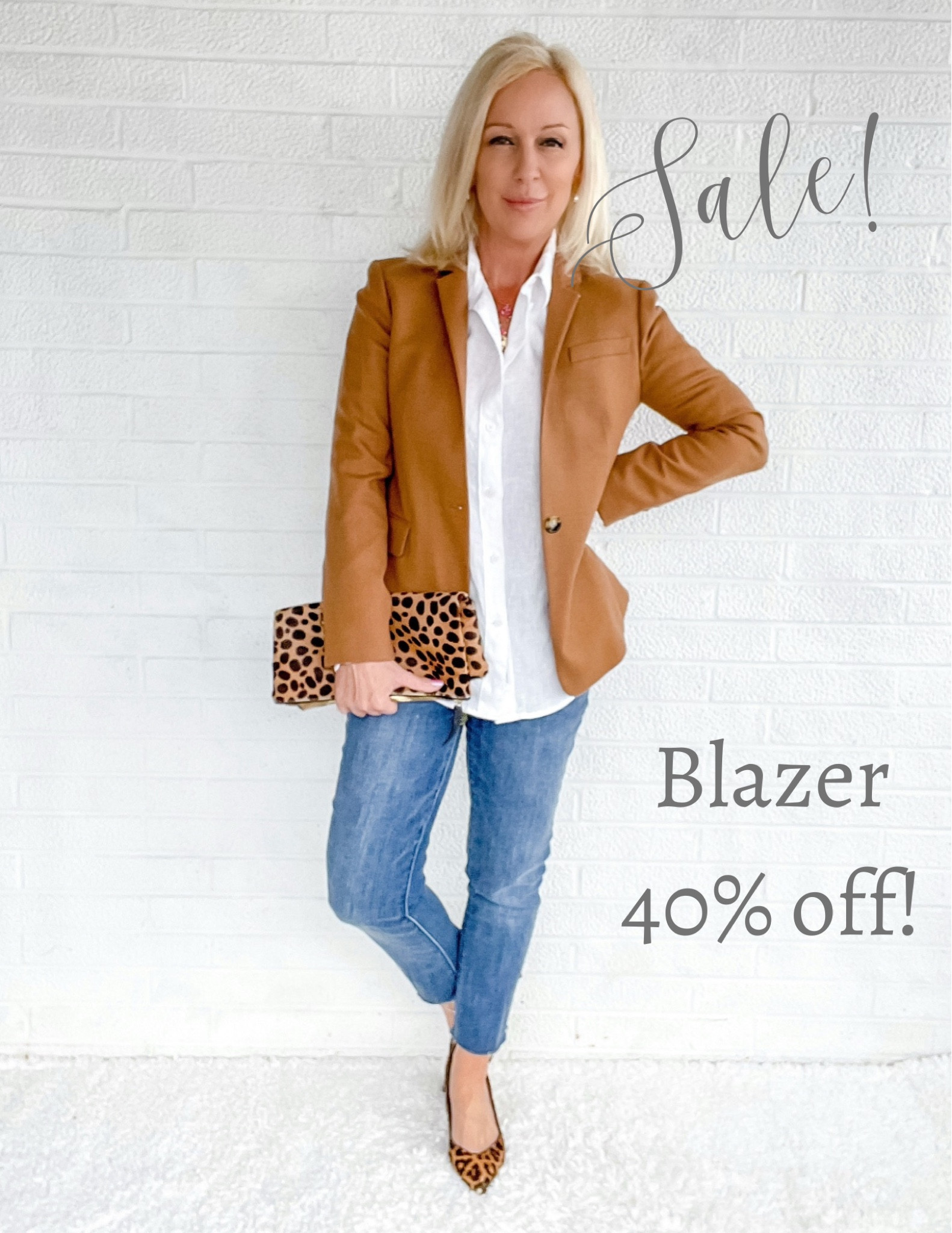 This best selling camo blazer is 40% off this weekend only!

Smart Casual / midlife women / over 40 / over 50 / over 60

#LTKSeasonal #LTKsalealert #LTKworkwear