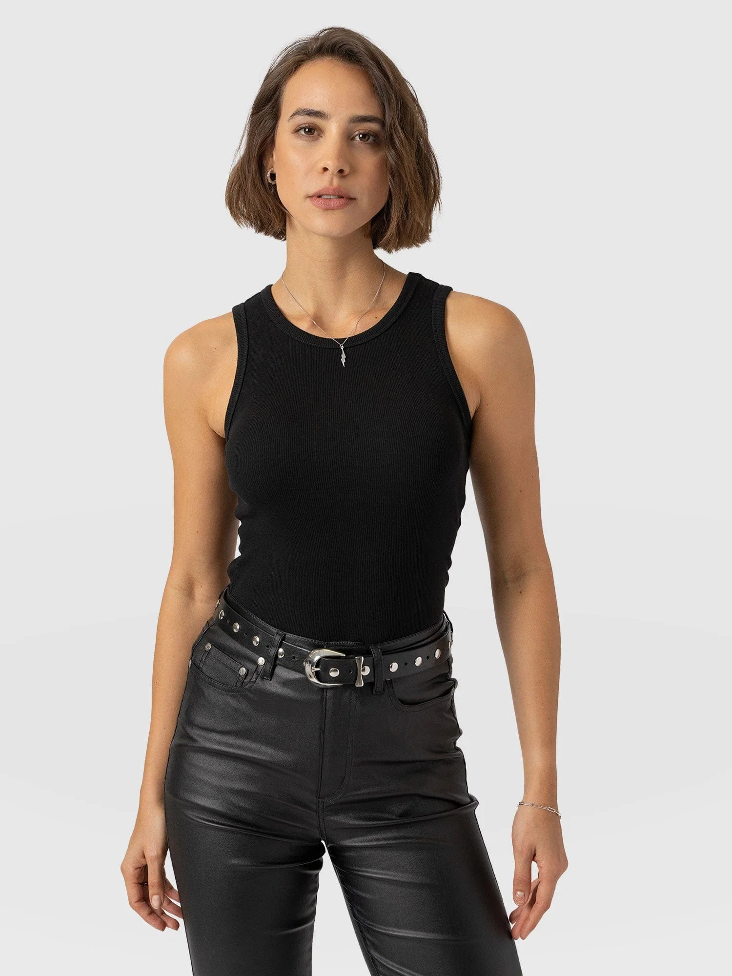 Nova Racer Vest - Black | Saint + Sofia UK