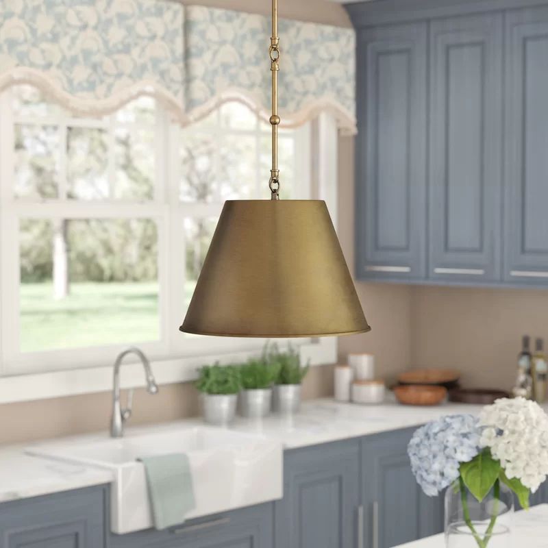 Nadeau 1-Light Single Cone Pendant | Wayfair North America