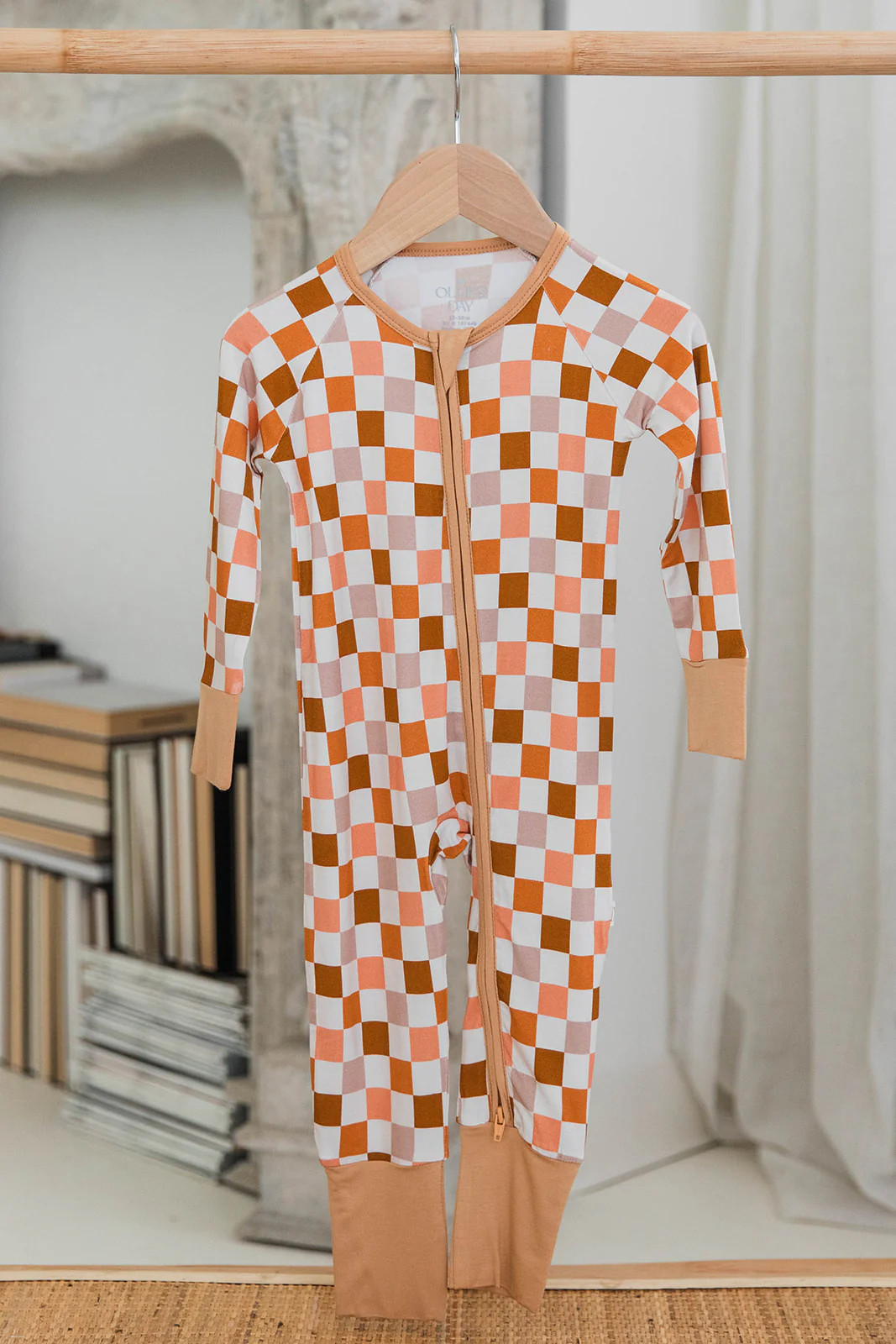 Pumpkin Spice Zippered Romper | Baby + Kids Loungewear for Fall | Ollie's Day