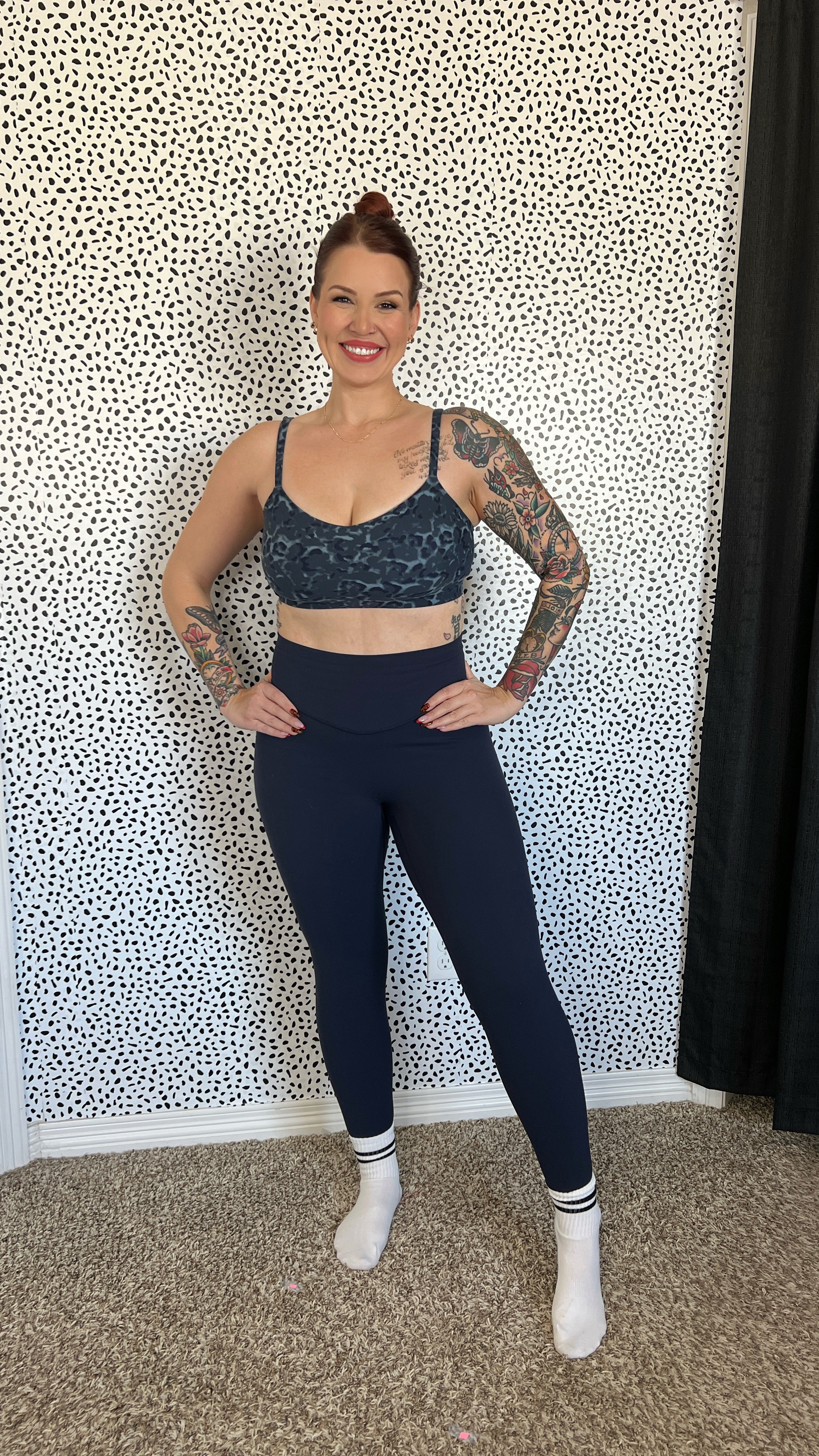 My fave leggings right now 😍

Squat proof, super soft, stretchy, doesn’t roll down and has great compression!
I am 5’7”, 169 lbs wearing a large 

#LTKFindsUnder50 #LTKActive #LTKMidsize