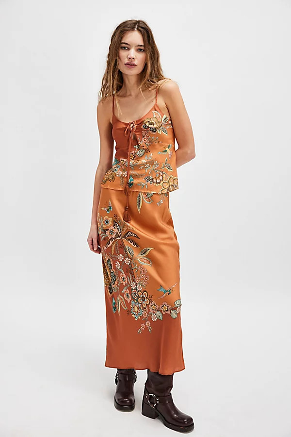 Spell Mojave Lily Bias Skirt | Free People (Global - UK&FR Excluded)