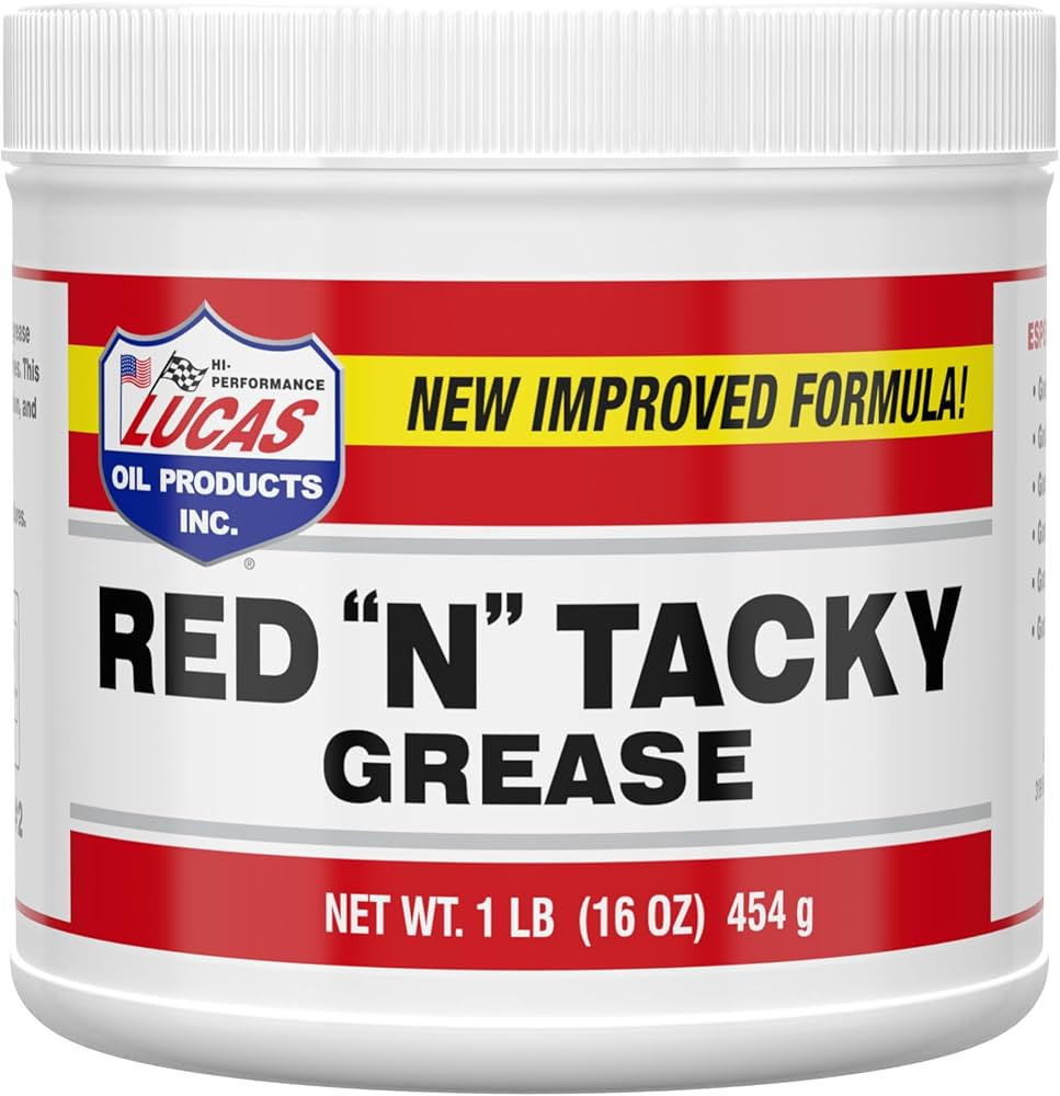 Lucas Oil 10574 Red "N" Tacky Grease - 1 Pound | Amazon (US)