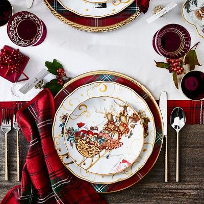'Twas the Night Before Christmas Dinner Plates | Williams Sonoma | Williams-Sonoma
