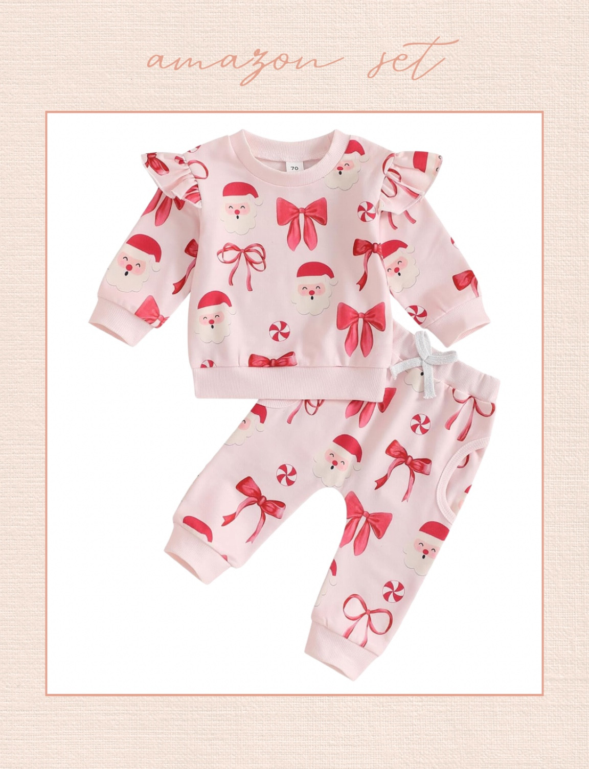 Amazon christmas set! Love the bows!

#LTKBaby #LTKHoliday #LTKKids