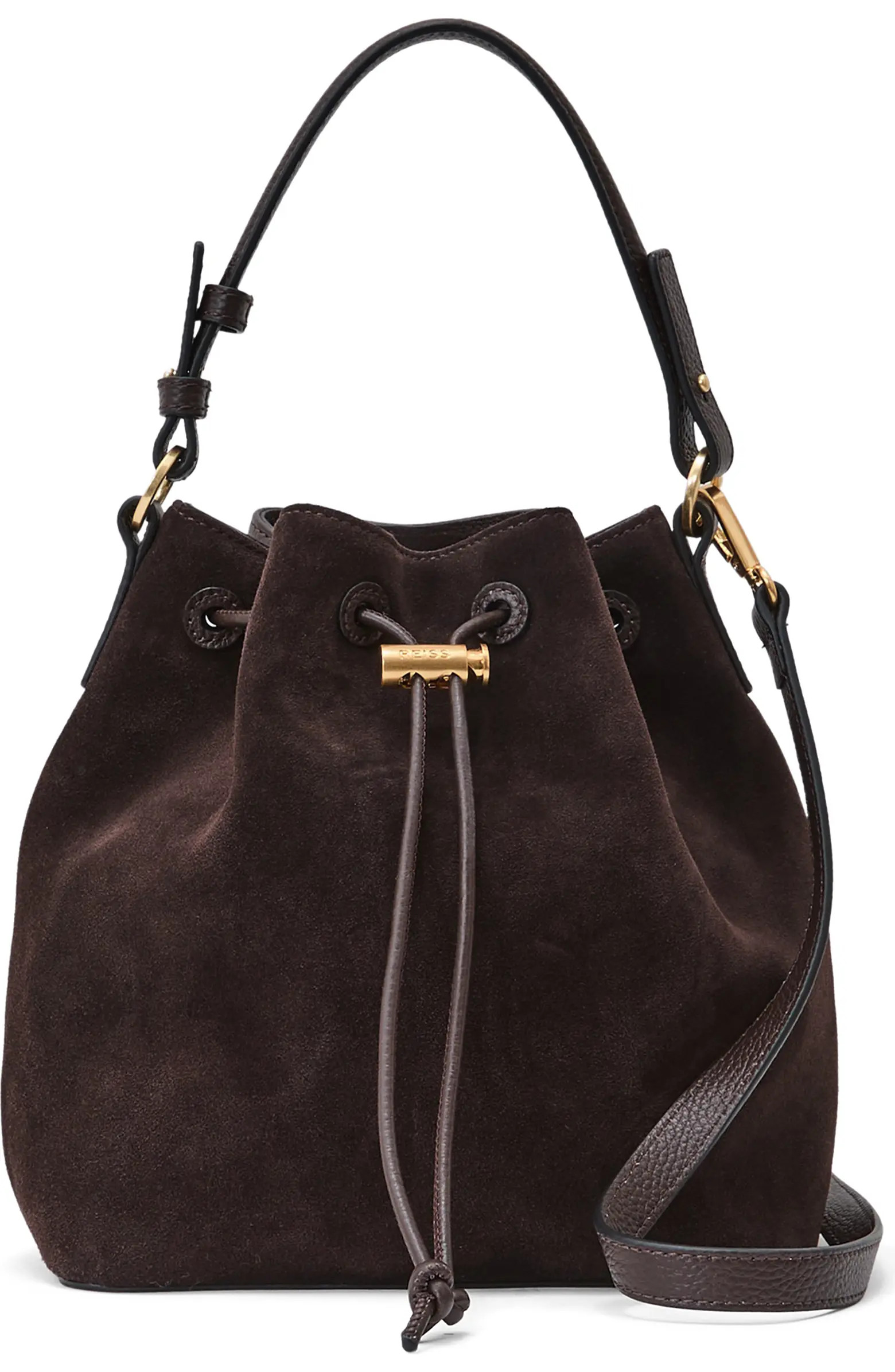 Reiss Esther Leather Bucket Bag | Nordstrom | Nordstrom