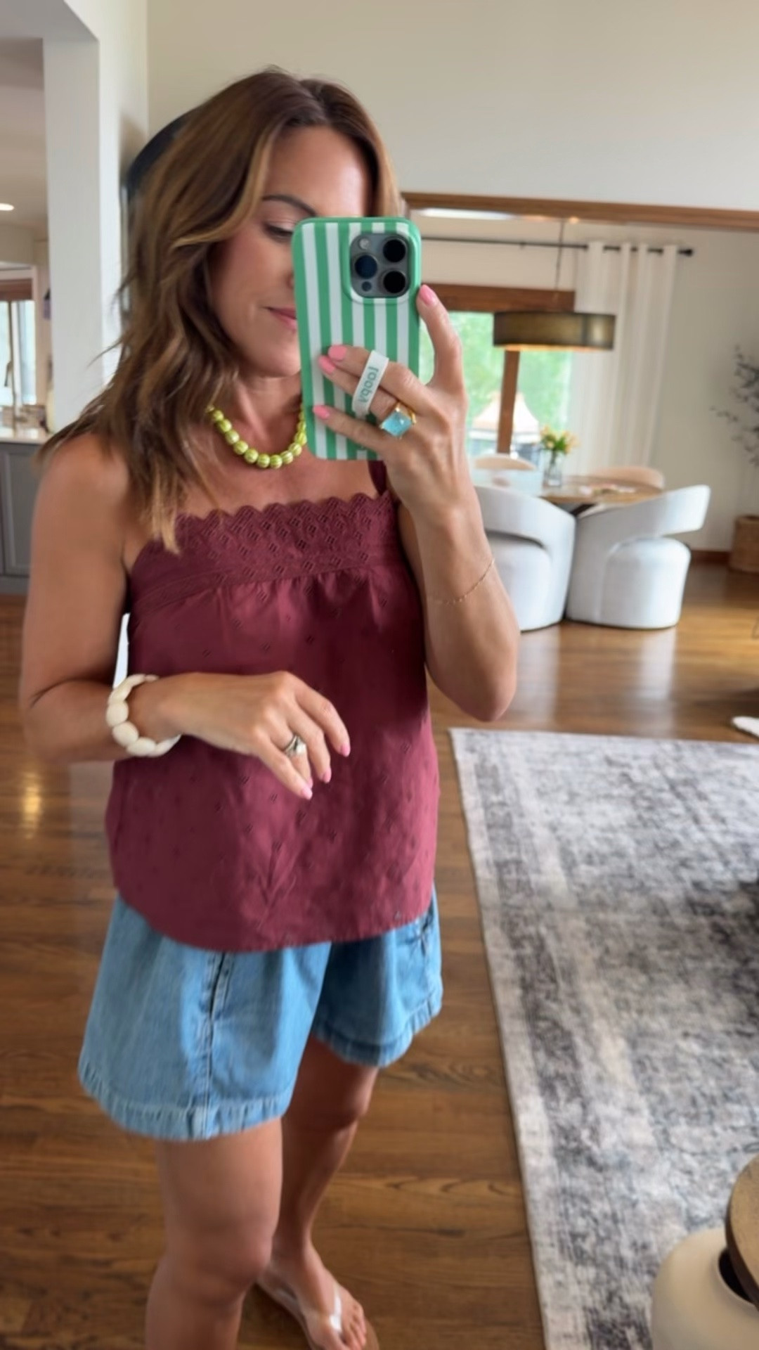 XS tank. Could do small for a looser fit in chest area 
Linking similar shorts

#LTKootd #LTKstorytime