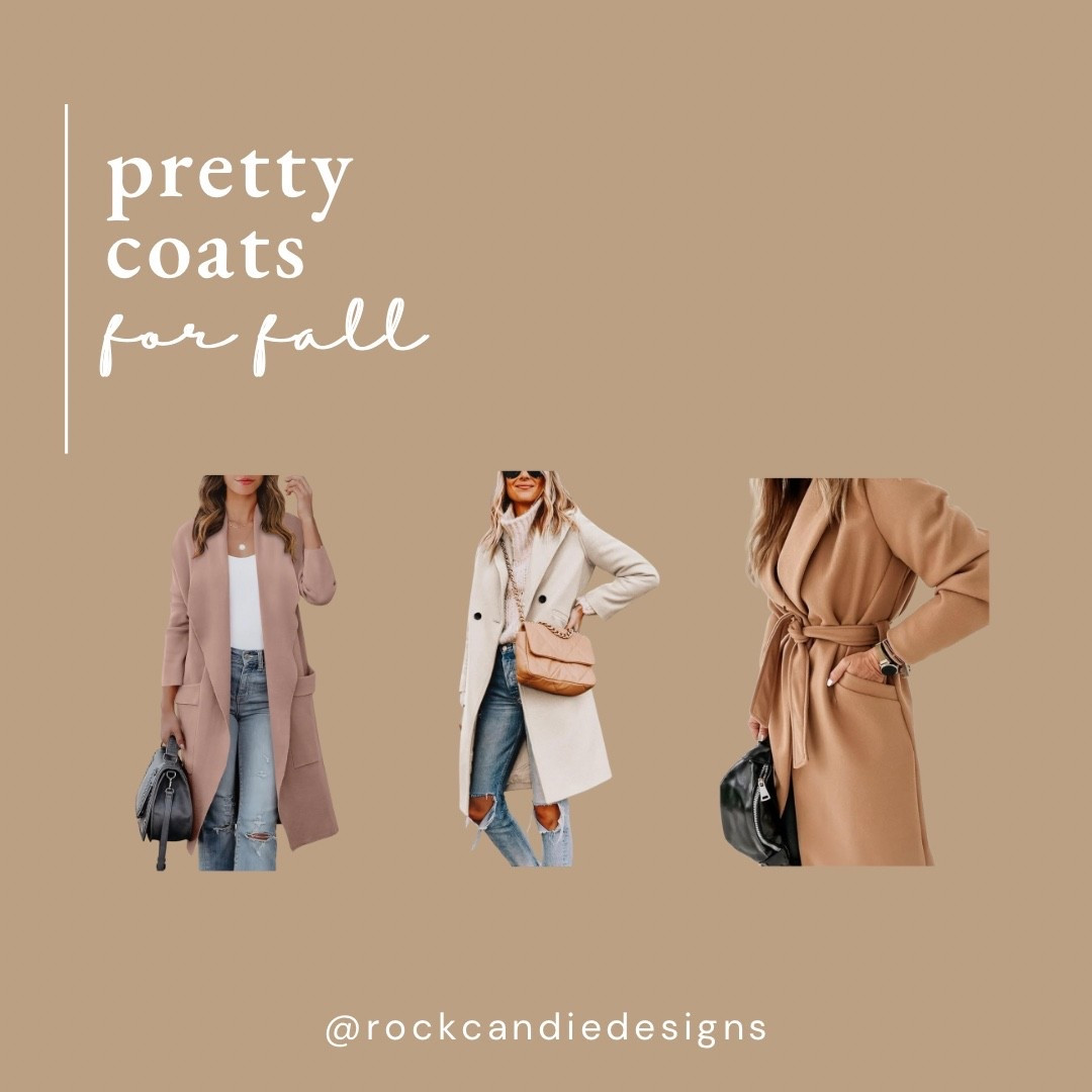 I’ve been on the hunt for a pretty Fall coat! A jacket that is light enough in weight but also warm and snuggly enough to keep you warm on cooler days and nights. These are so chic and super affordable. They can all be found on Amazon as well!

Womens coatigan, peacoat, long jacket 

#LTKOver40 #LTKFallSale #LTKWorkwear