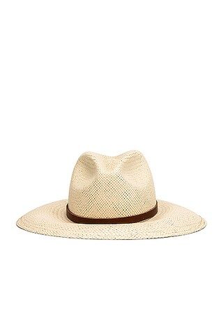 Janessa Leone Judith Packable Hat in Natural | FWRD | FWRD 