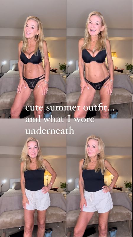 Your panties and bra really make a difference! They need to work with your outfit (for example a t-shirt bra with something fitted) AND they should also make you feel fabulous!

I love this everyday summer outfit just as much as the cute t-shirt bra and lace thong underneath!

xoxo
Elizabeth 

#LTKStyleTip #LTKSeasonal #LTKOver40