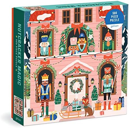 Galison Nutcracker Magic – 500 Piece Puzzle Fun and Challenging Activity with Bright and Bold A... | Amazon (US)