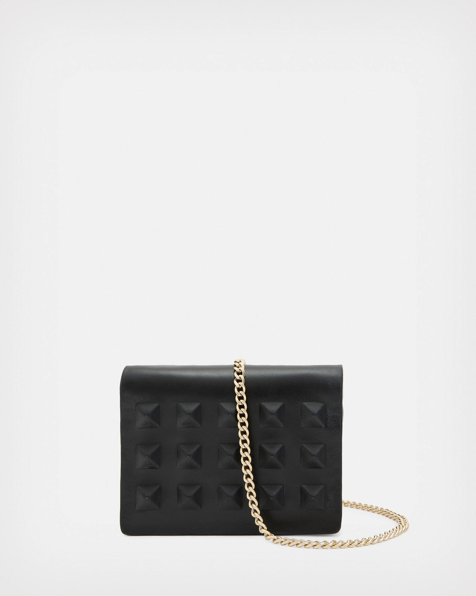 Honore Leather Studded Cardholder | AllSaints CA