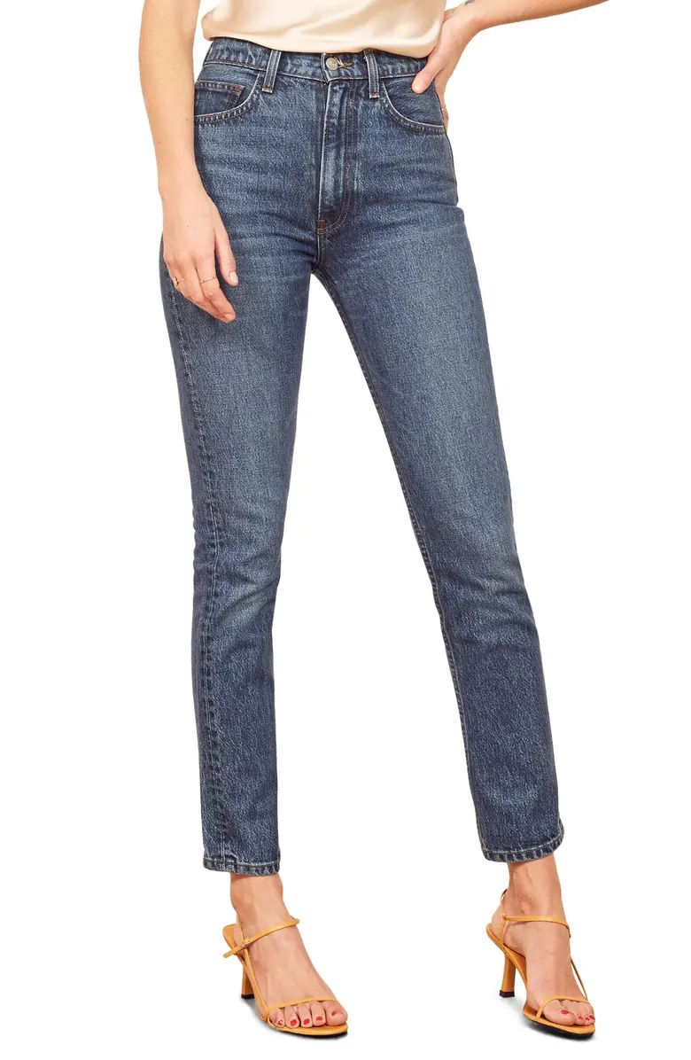 Stevie Ultra High Waist Cigarette Jeans | Nordstrom