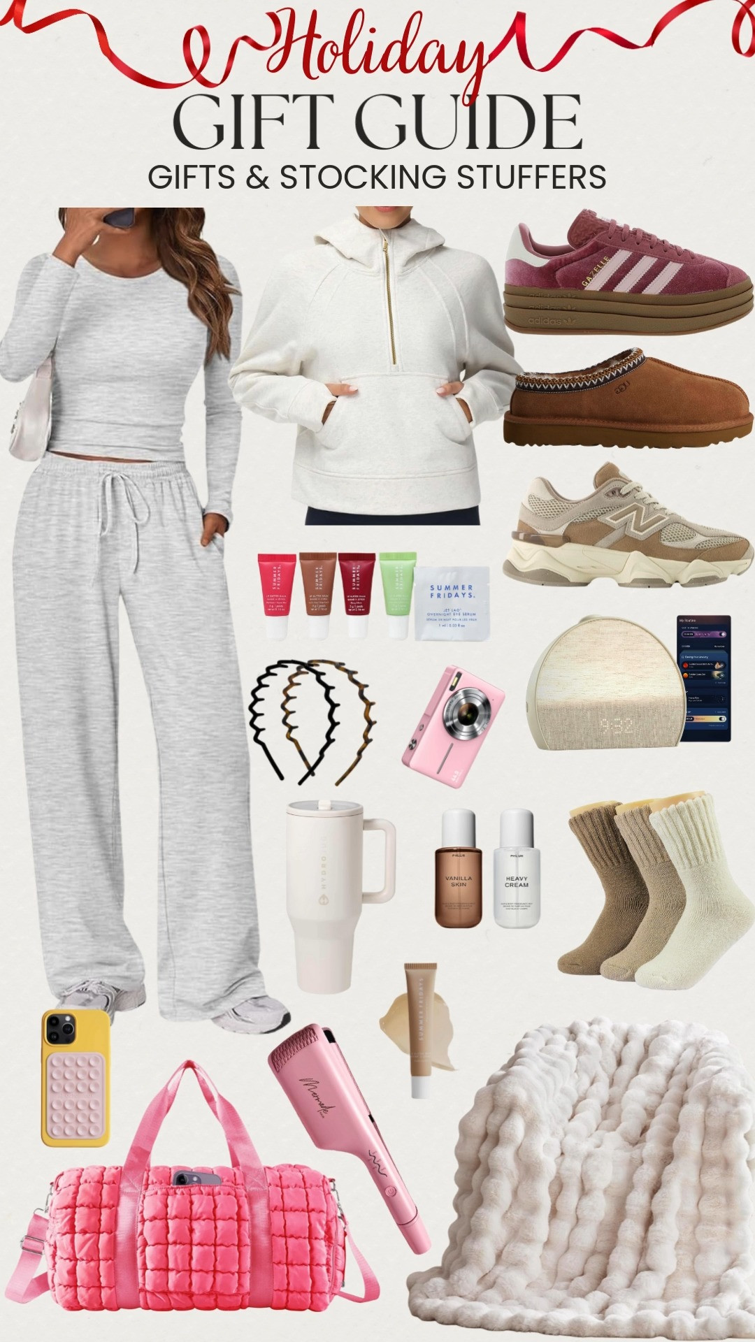 Holiday gifting made easy 🎁✨ Sharing my Amazon favorites for her. From cozy must haves, cute stocking stuffers, beauty essentials, comfy sneakers, luxe lounge, and little everyday upgrades she’ll love. Perfect picks to wrap, gift, and spoil your favorites this season 💖 

 #LTKGiftGuide #LTKSaleAlert #LTKBeauty