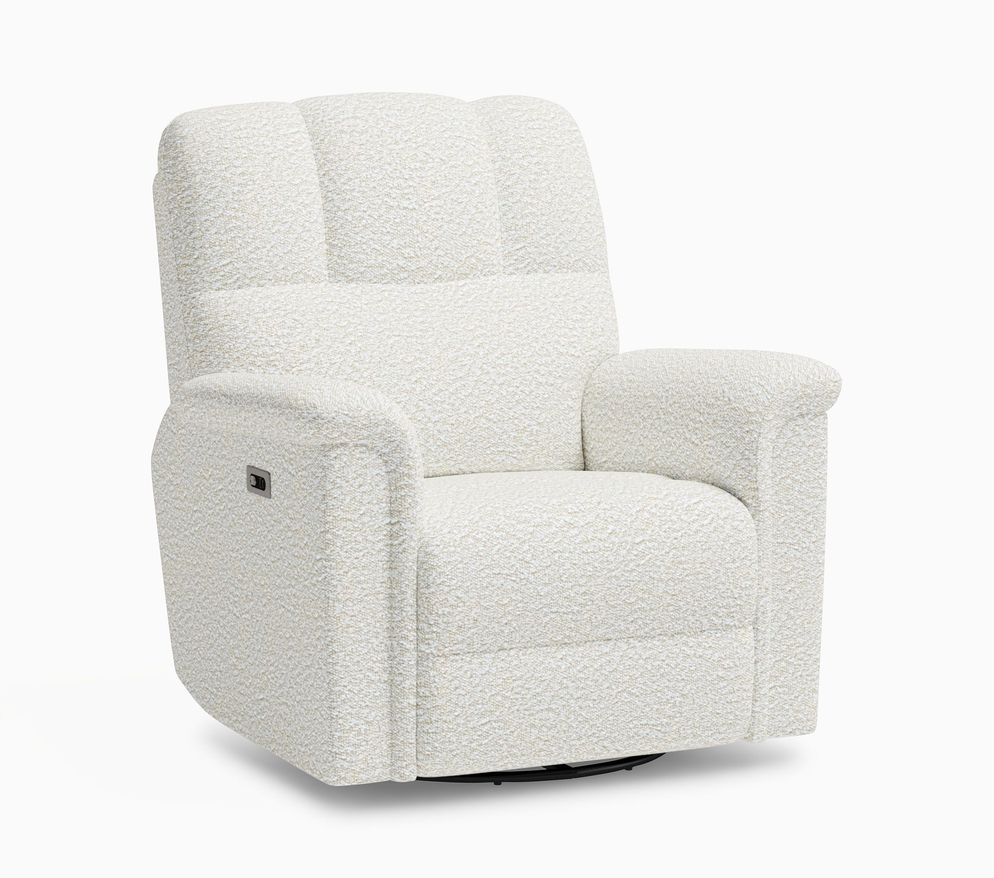 Lullaby Power Recliner Performance Brushed Boucle Ivory | Pottery Barn Kids