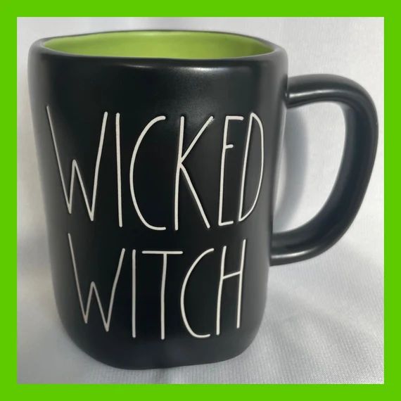 WICKED WITCH Rae Dunn Coffee Mug  Rae Dunn Mugs  Halloween - Etsy | Etsy (US)