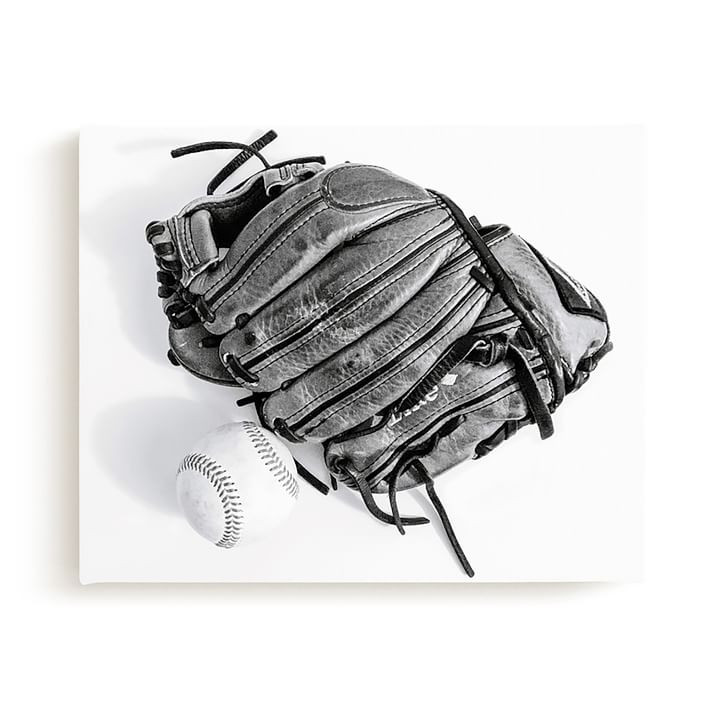 Minted® Ball Game Canvas Art by Lindsay Kelly Art | Pottery Barn Teen