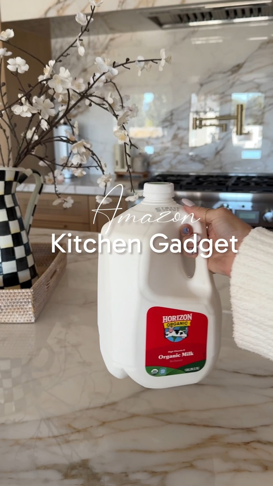 If you have been looking for an easier way to dispense milk, juice, coffee creamer or other drinks without lifting heavy containers. Just press your cup against the dispenser for a quick, mess free pour, and it even keeps your fridge looking a little more organized.  

 #LTKfoodie #LTKHome