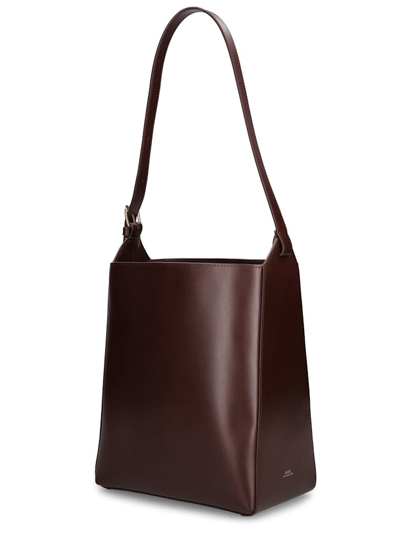 Virginie leather shoulder bag | Luisaviaroma