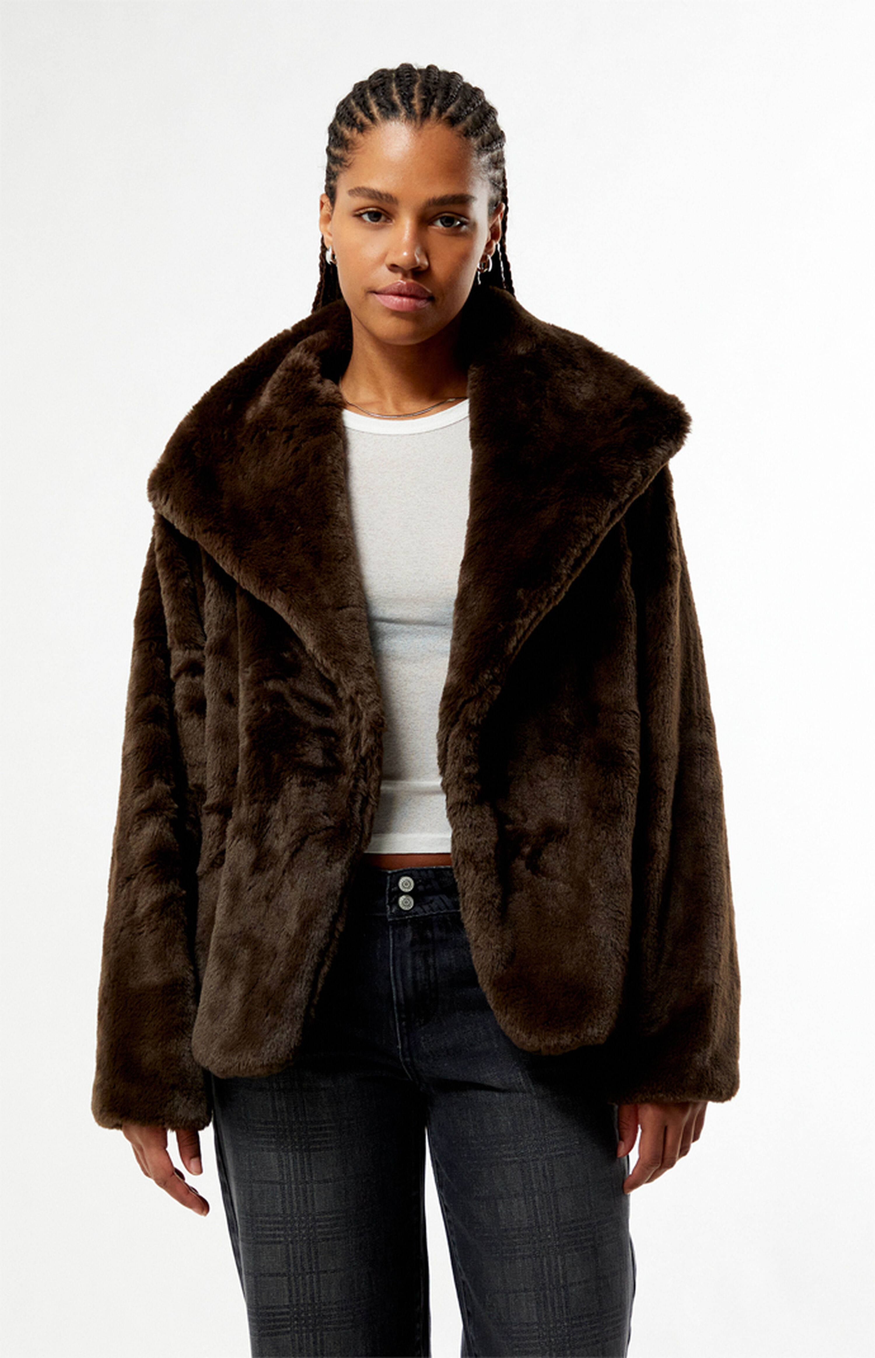 MINKPINK Sigrid Faux Fur Coat | PacSun
