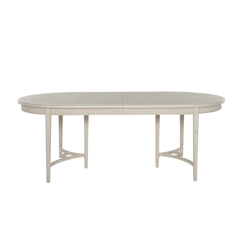 Whitlock Dining Table In Cerused White | 1stopbedrooms
