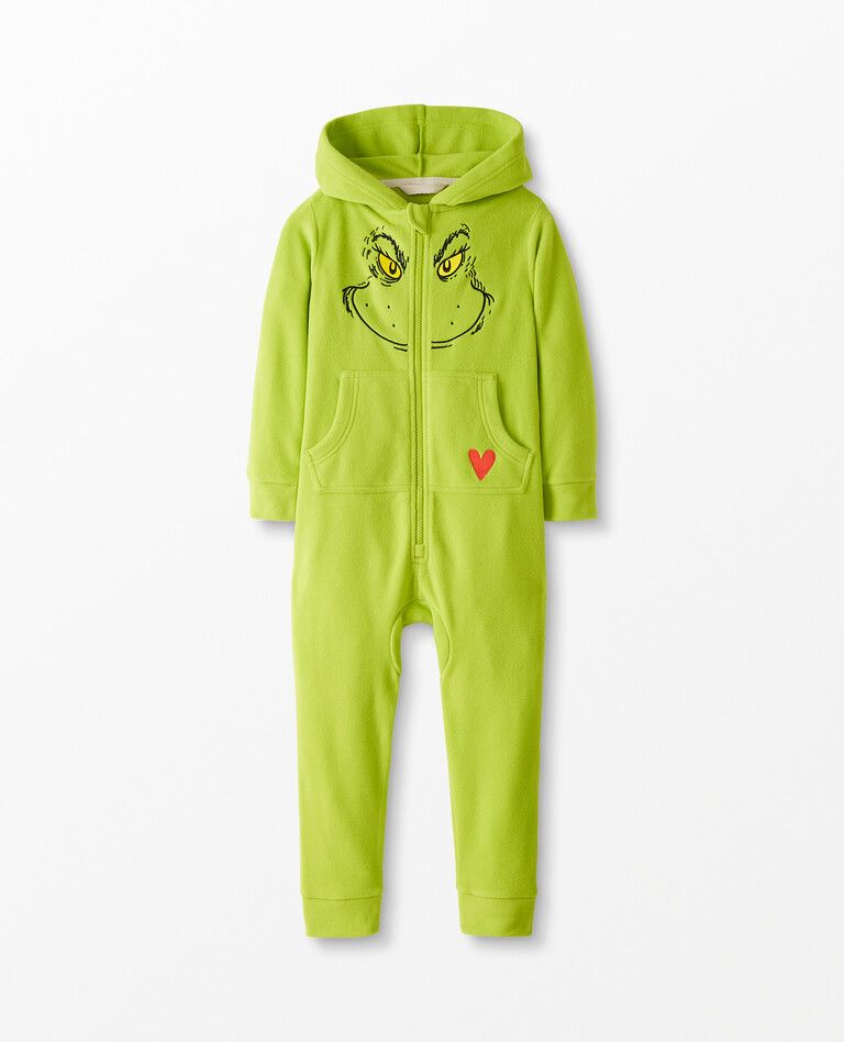 Kids Microfleece Dr. Seuss Grinch Play Suit | Hanna Andersson