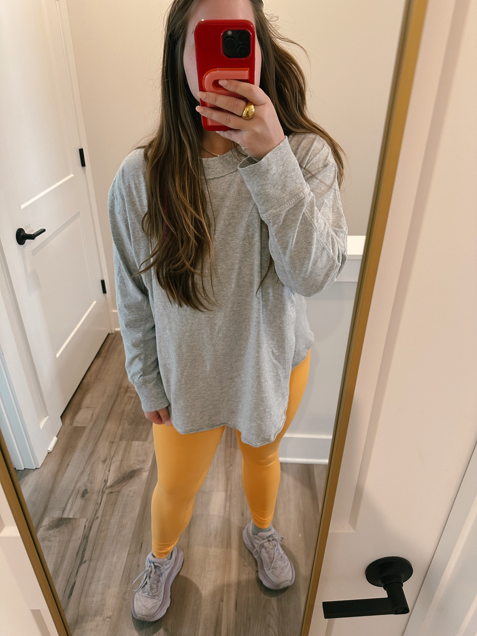 Best tshirts on sale!! I have every color — they’re my favorite! Wearing a L in the shirt it runs TTS as do the leggings. 

#LTKSpringSale #LTKsalealert #LTKfindsunder50