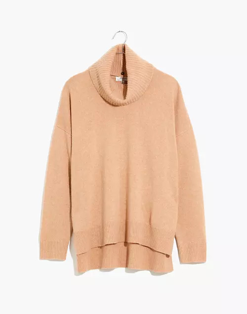 (Re)sourced Cashmere Convertible Turtleneck Sweater | Madewell