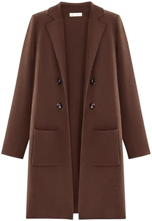 KIRUNDO Cardigan Sweaters for Women 2025 Fall Open Front Knit Sweater Jackets Business Casual Lon... | Amazon (US)