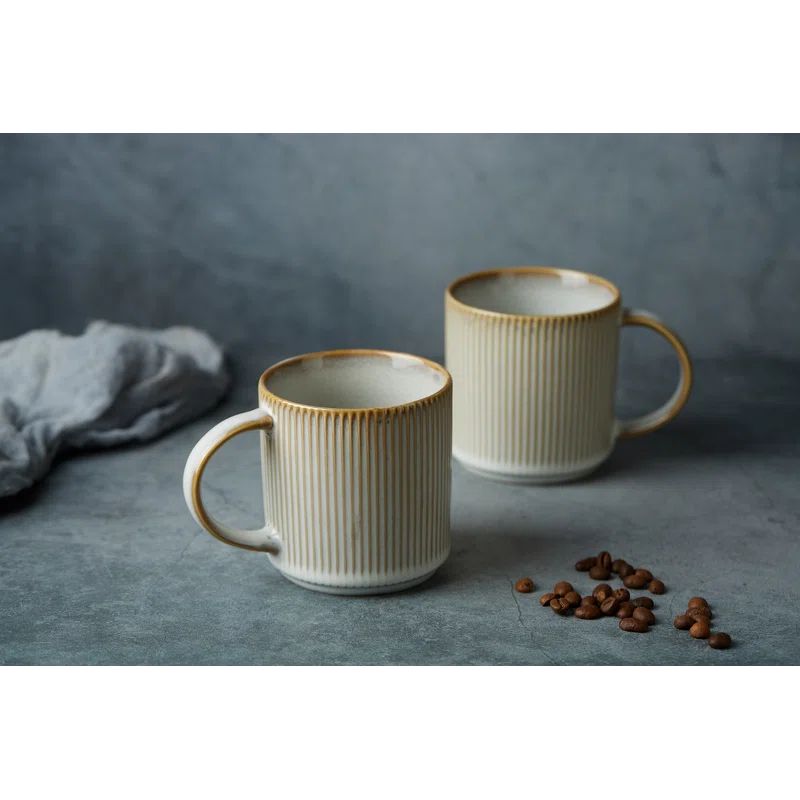 Azal Stoneware Coffee Cup (Set of 4) | Wayfair North America