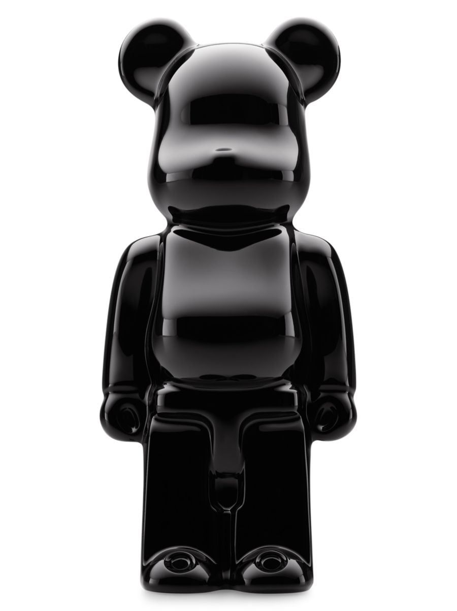 Baccarat Be@rbrick Black Bear Sculpture | Saks Fifth Avenue