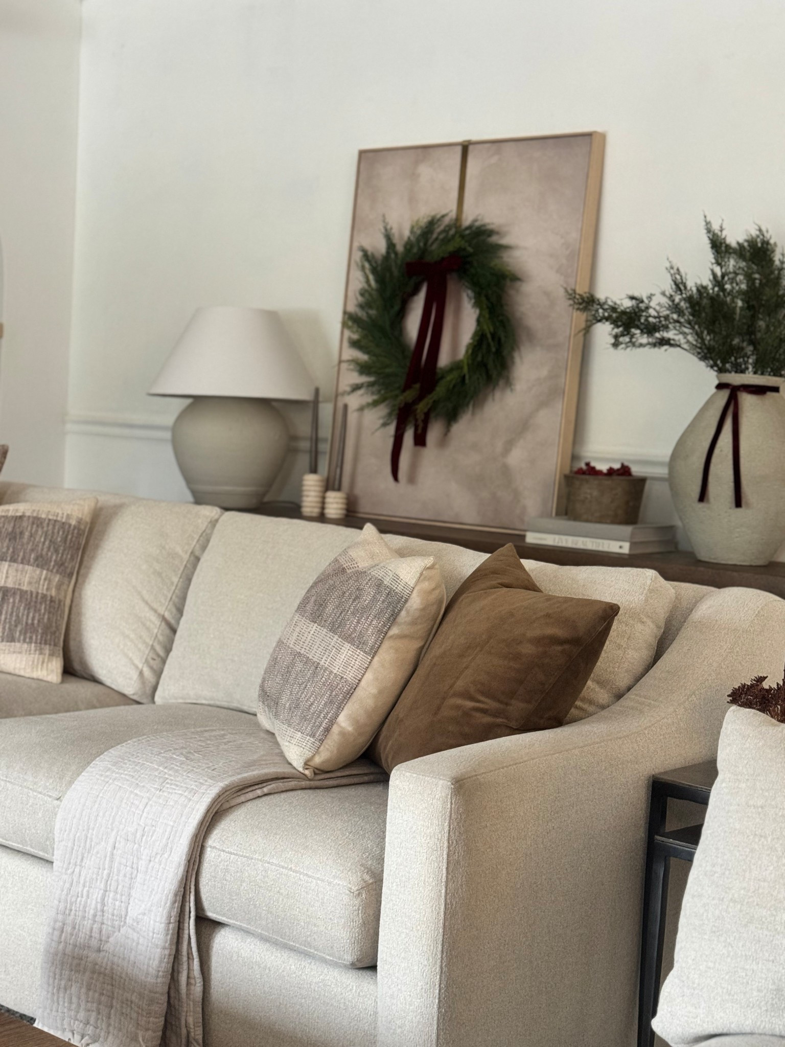 Living room Christmas styling 

#LTKHoliday