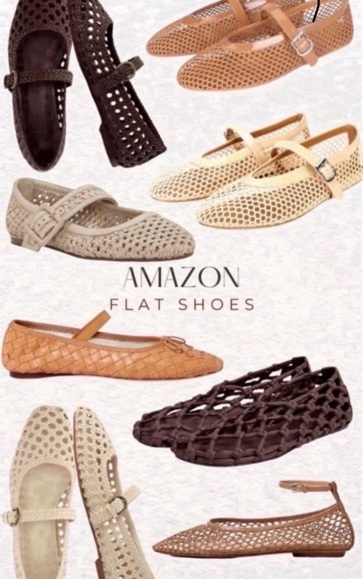 mesh ballet flats