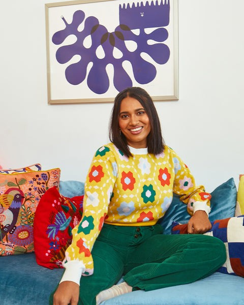 Quilted Balloon Sleeve Sweater | ban.do