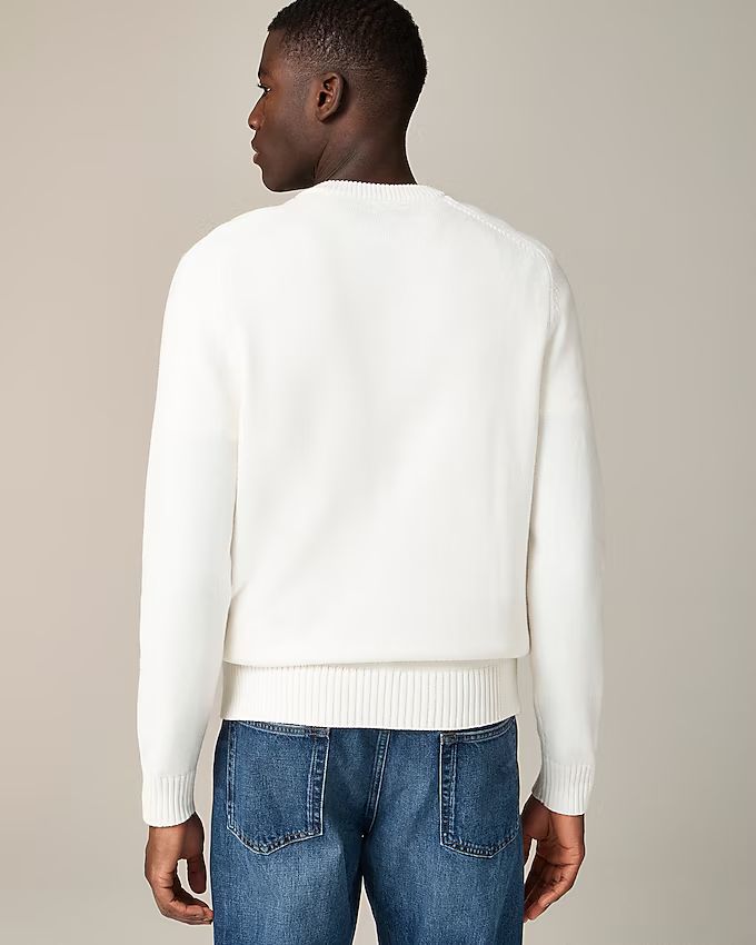 Heritage cotton crewneck sweater | J.Crew US
