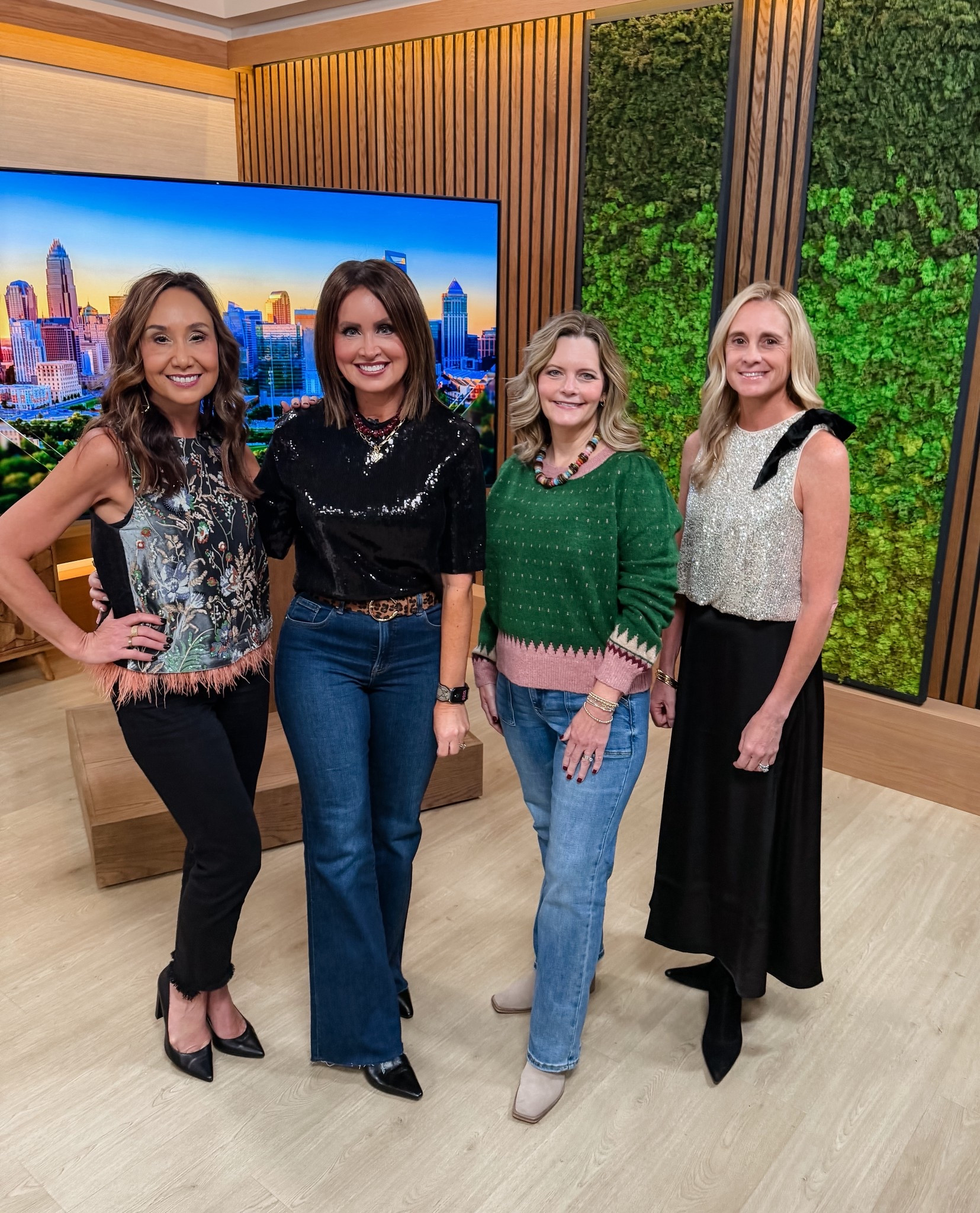 Holiday outfits from Charlotte Today TV show - everything is 25% off today with code CYBER25

Use code LAURA on our jewelry

#LTKHoliday #LTKOver40 #LTKSeasonal