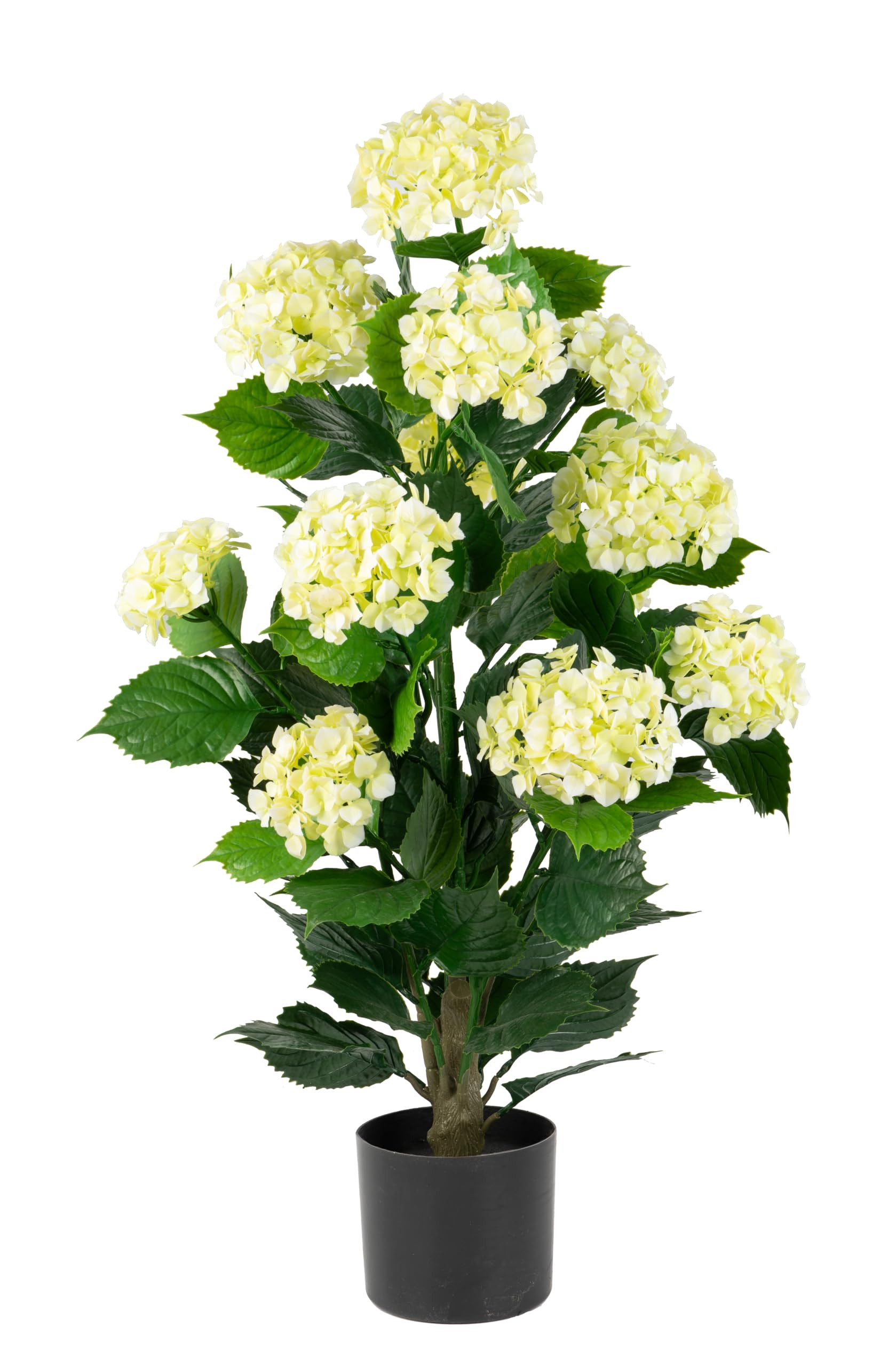 Naturae Decor White Lime Hydrangea Tree - Lifelike Artificial Indoor and Outdoor Flower Tree - UV... | Amazon (US)