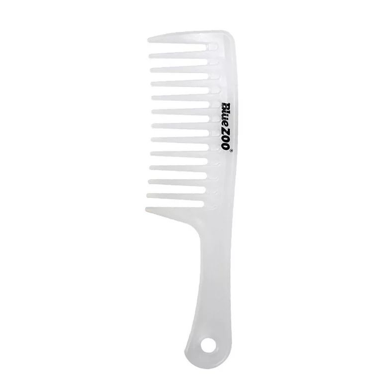Winnereco Antistatic Straight Handle Large Wide Tooth Comb Hair Brush Tool (White) | Walmart (US)