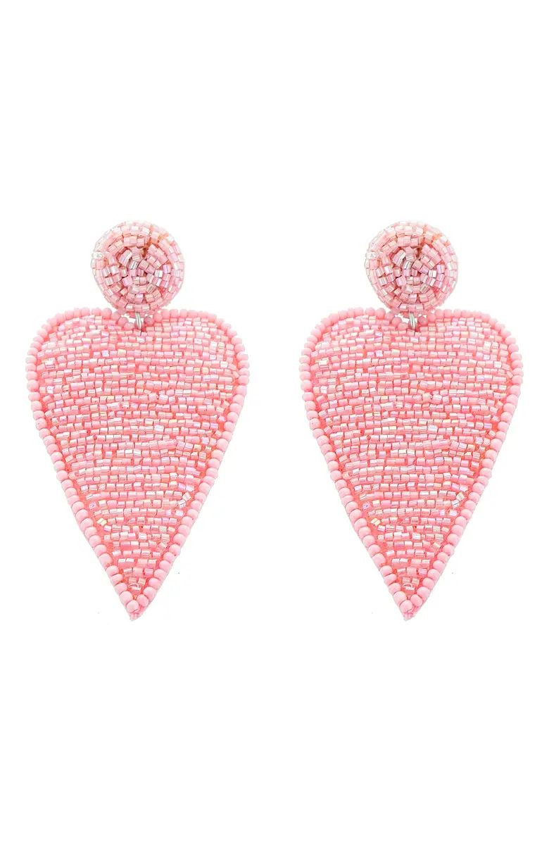 Pink Heart Drop Earrings | Nordstrom