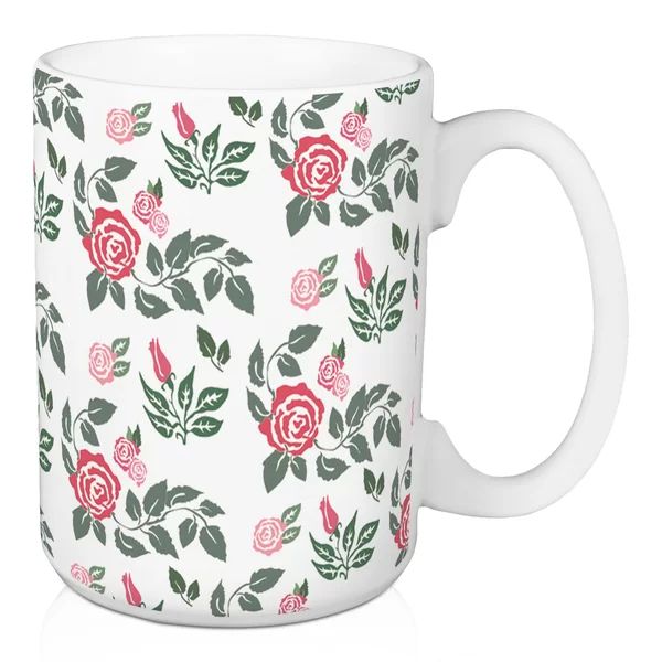 Hoopes Rose Floral Coffee Mug | Wayfair North America