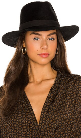 Luca Hat in Black | Revolve Clothing (Global)