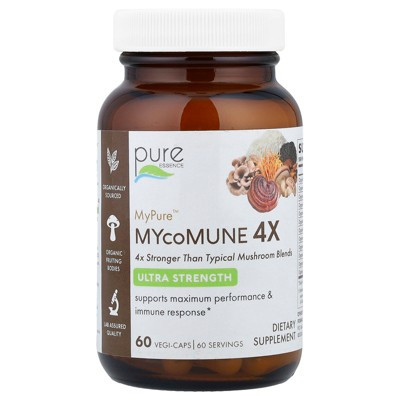 Pure Essence MyPure™ MYcoMune 4X, 60 Vegi-Caps | Target