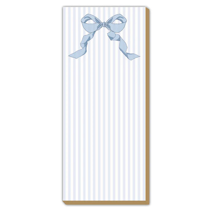 Caitlin Wilson French Blue Bow Luxe Skinny Pad | Rosanne Beck Collections